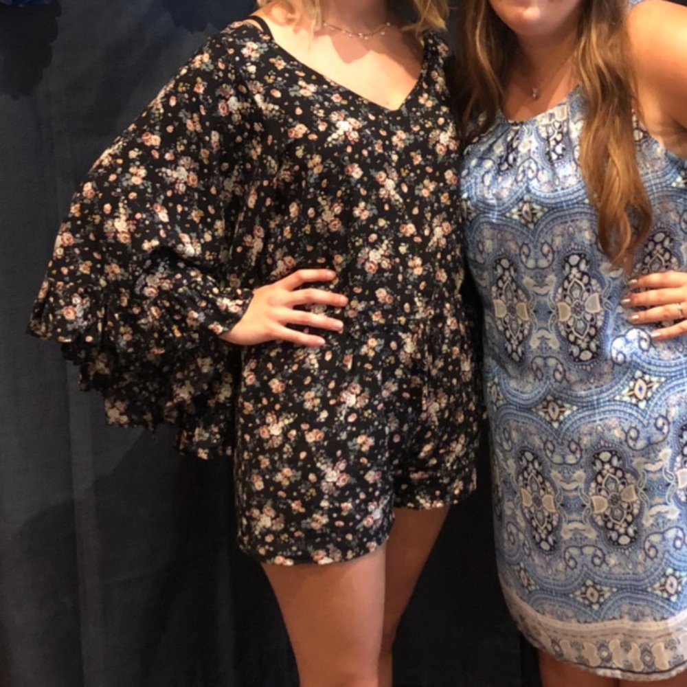 And’or Vogue floral romper